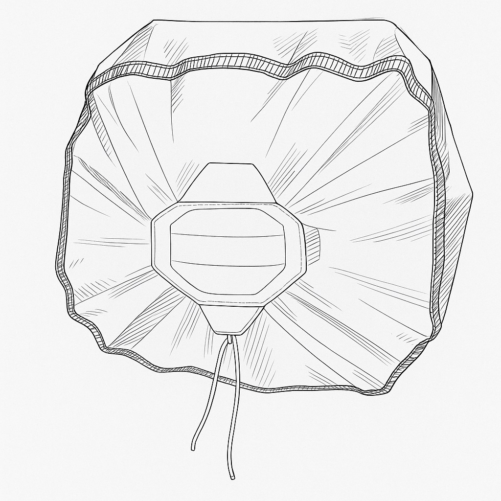 Holzbag 100x100x120cm Sternenboden