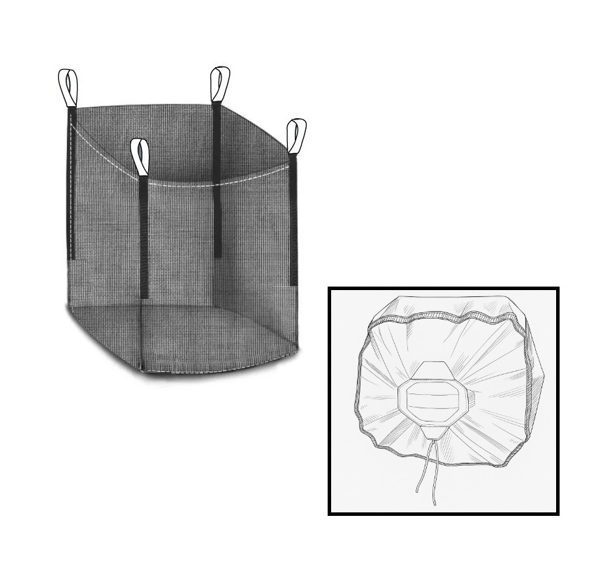 Premium Holzbag 100x100x120cm Sternboden