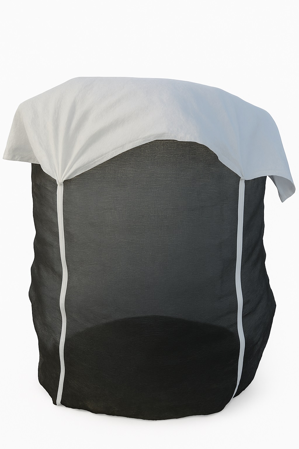 Premium Holzbag 100x100x120cm mit Abdeckung