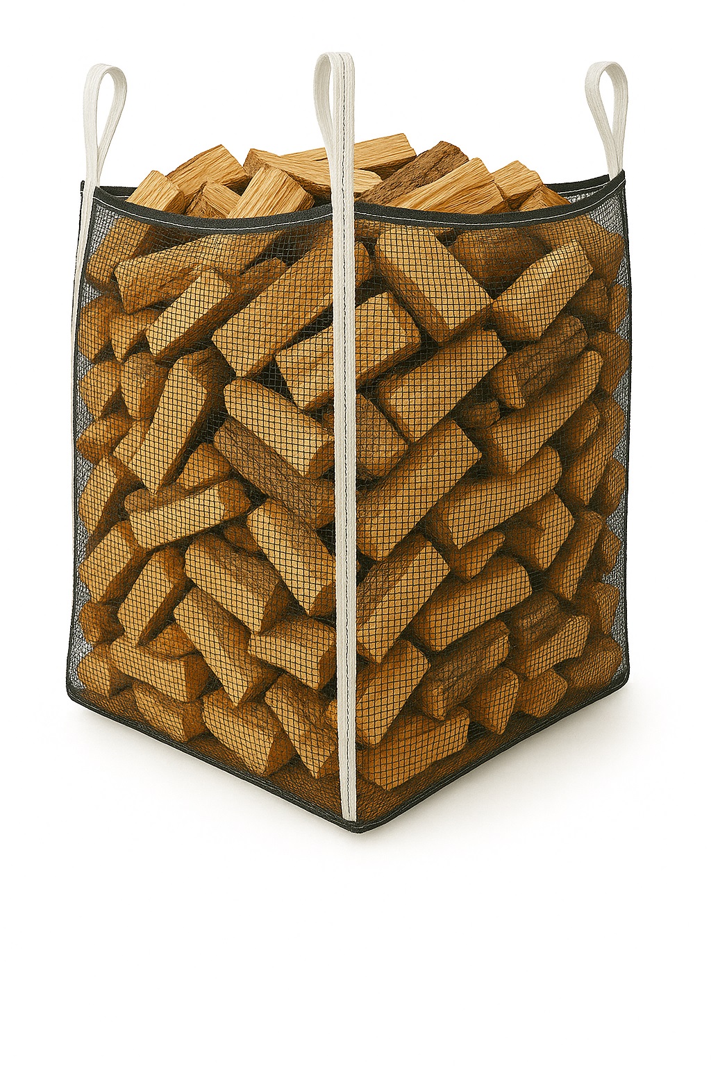Premium Holzbag 100x100x120cm Sternboden